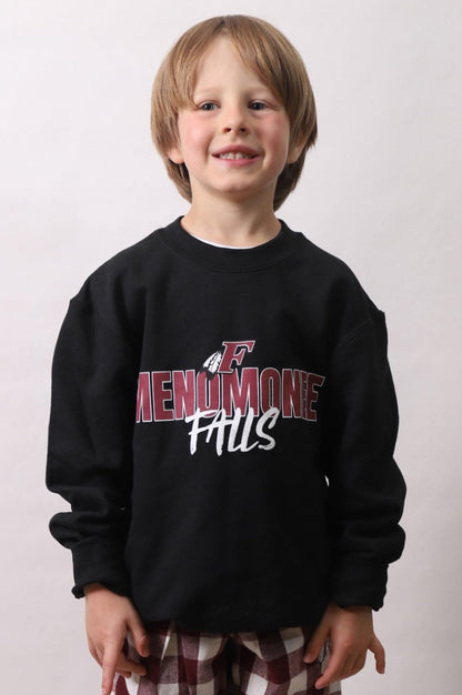 Youth F Stacked Crewneck