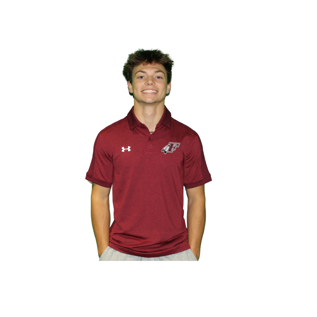 UA Mens Burgundy Polo