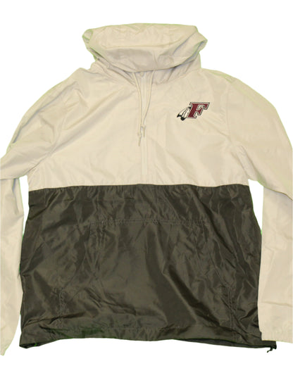 Two Tone Windbreaker w/ Feathered F