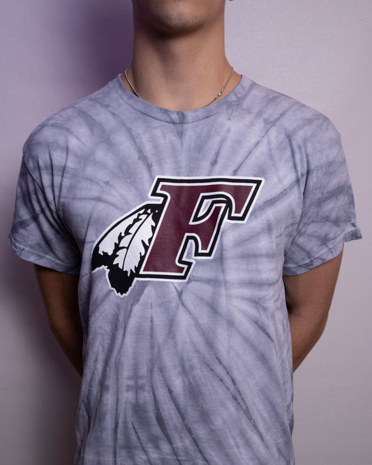 Feathered F Tie Dye T-Shirt