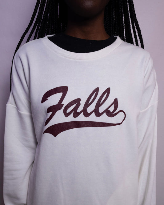 Cream Falls Crewneck